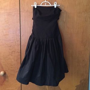 Gorgeous black strapless Lilly dress