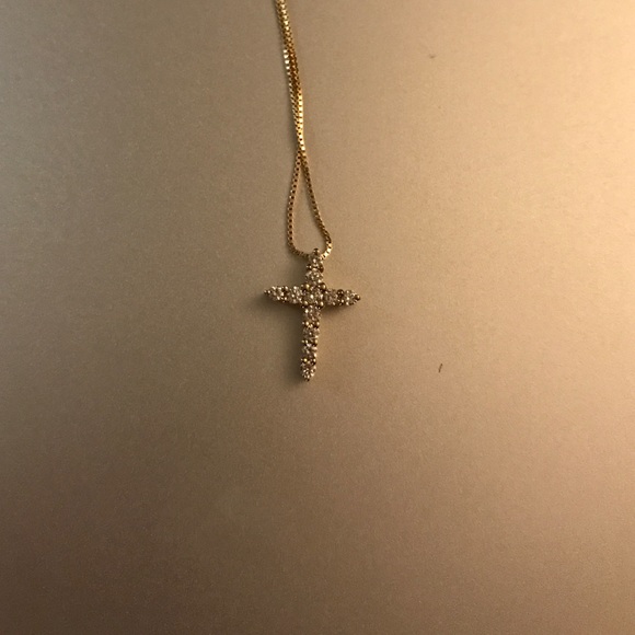 Gold Cross Necklace