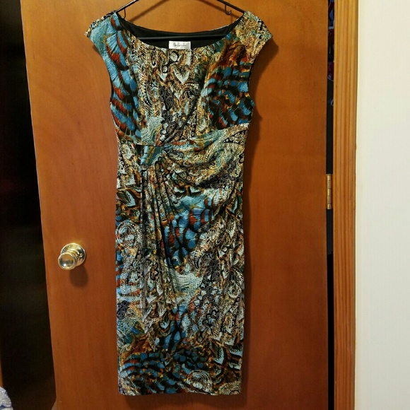 💥Just Reduced💥Turquoise blue and gold dress