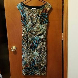 💥Just Reduced💥Turquoise blue and gold dress