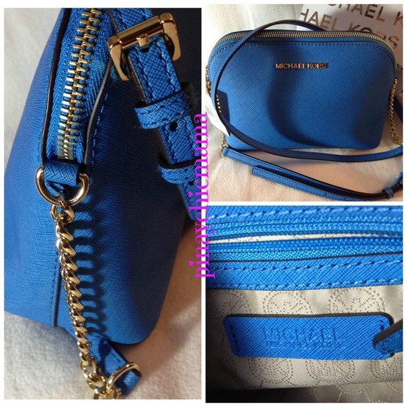 NWT MICHAEL KORS Cindy large saffiano rare satchel - Picture 6 of 8