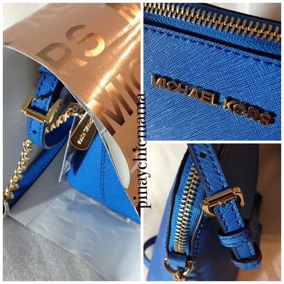 NWT MICHAEL KORS Cindy large saffiano rare satchel - Picture 8 of 8