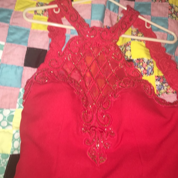 Red prom dress!