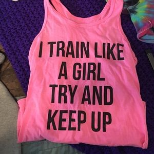 TRAIN LIKE A GIRL tank