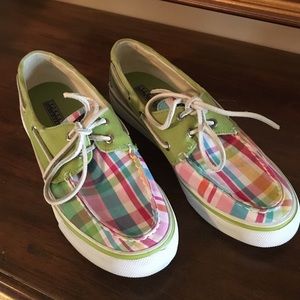 Plaid Sperry Women's sz 8
