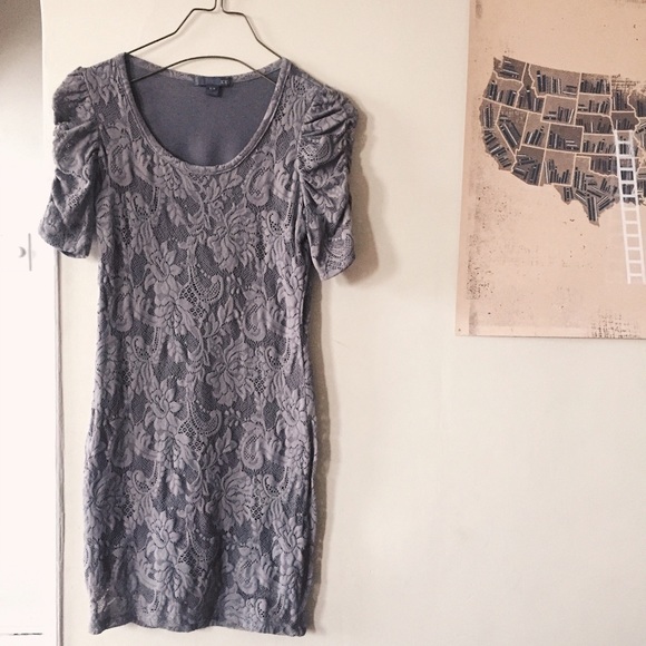 Lace Bodycon Mini Dress