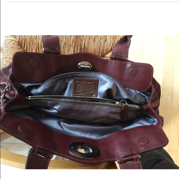 Burgundy Coach Purse