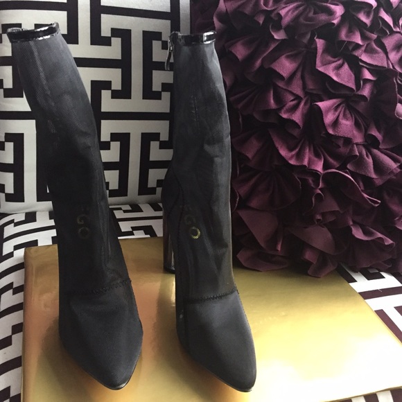 Edgy Mesh Booties- Brand New! - Picture 2 of 3
