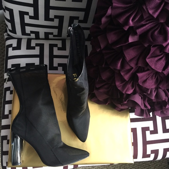 Edgy Mesh Booties- Brand New! - Picture 3 of 3