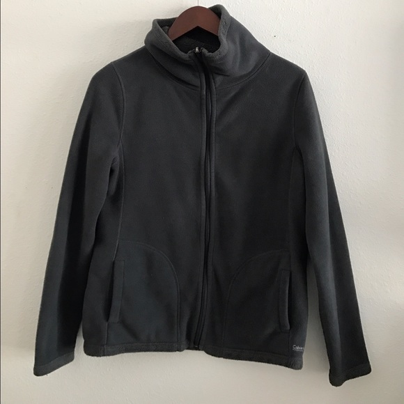 Woman's Calvin Klein reversible fleece zip-up