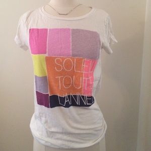 J.Crew Neon Graphic Tee
