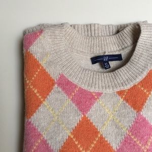 GAP Argyle Sweater