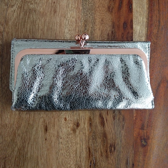 Rose gold color wallet