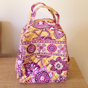 Vera Bradley lunch bag in Bali Gold.