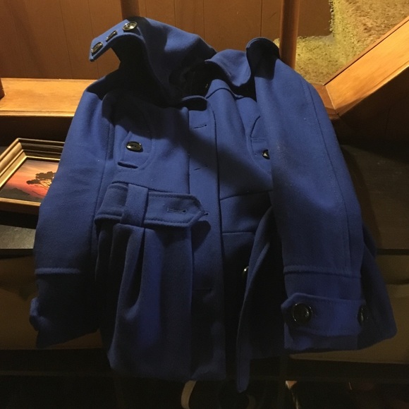 Blue H and M coat