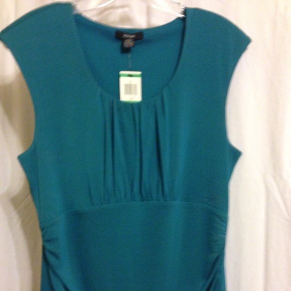 Alfani Teal Suit Blouse