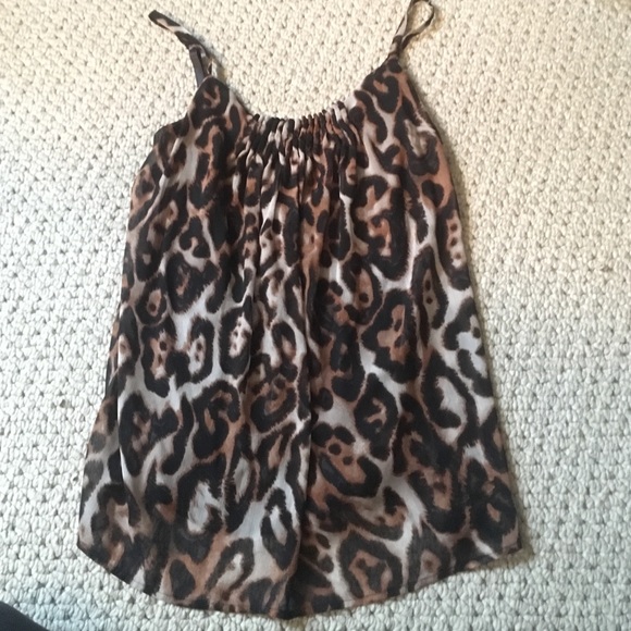 Leopard tank top