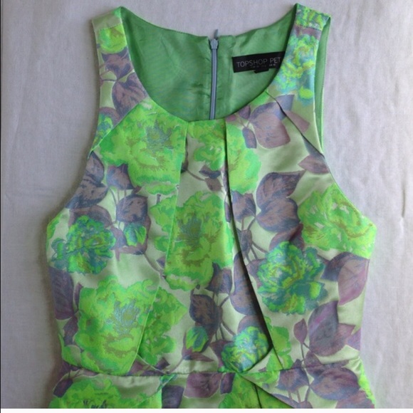 Gorgeous green Topshop dress 6P - Picture 1 of 4