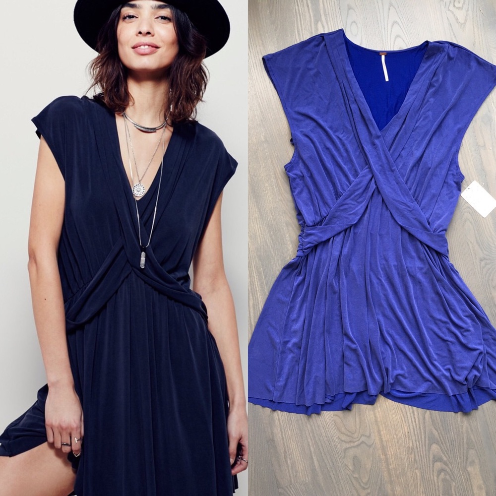 ✨NWT✨ Free People Criss Cross Mini Dress