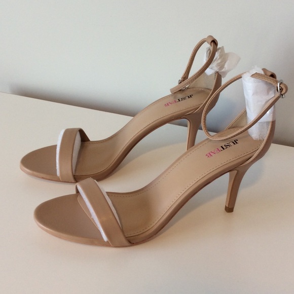 JustFab Siscia Nude Sandal NWT