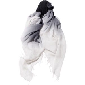 Chan Luu cashmere blend navy ombré scarf