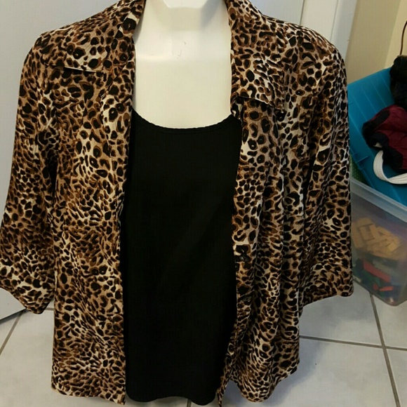 Shirt with tank under
