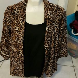 Shirt with tank under