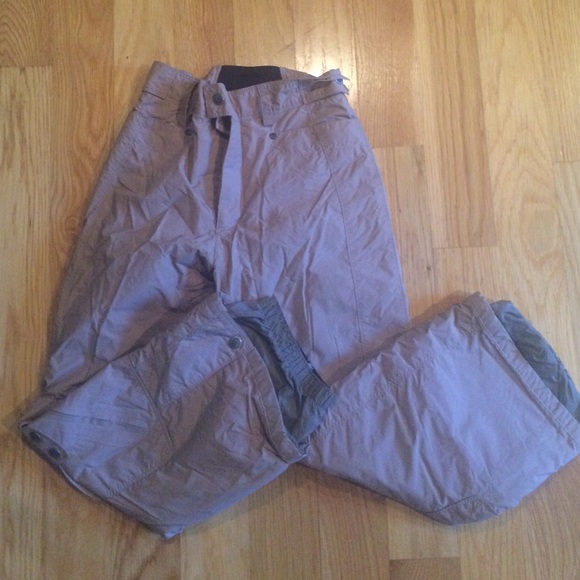 Kids tan ski pants