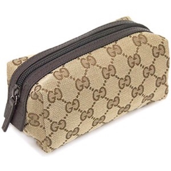 GUCCI - Monogram Canvas Cosmetic Pouch - Picture 2 of 4