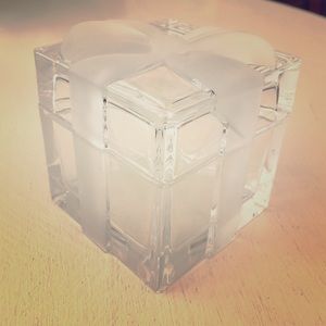 Tiffany & Co. crystal jewelry box