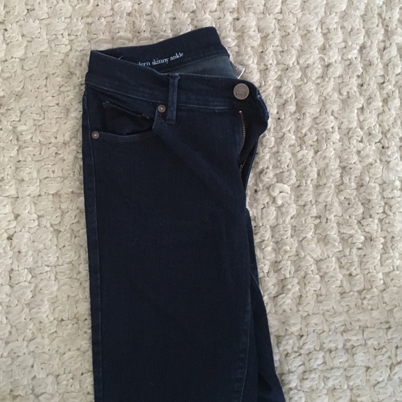 Loft modern skinny ankle - dark wash