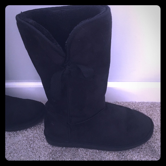 Lightly used faux suede boots