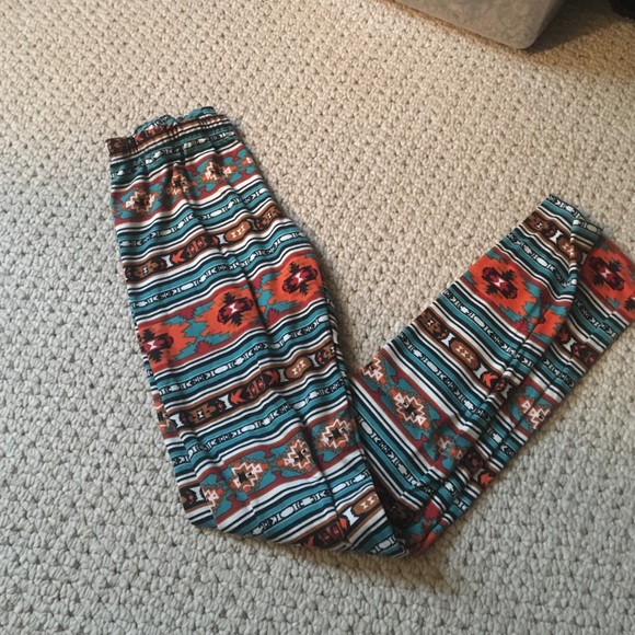 Aztec leggings
