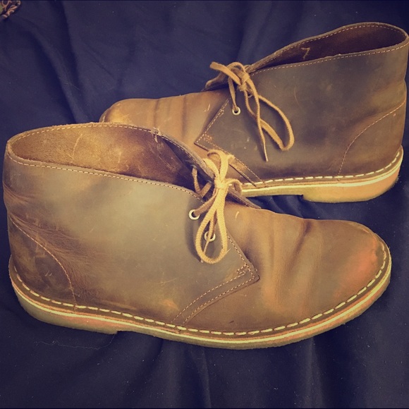 Clark's Chukka Boots - Brown Genuine Leather