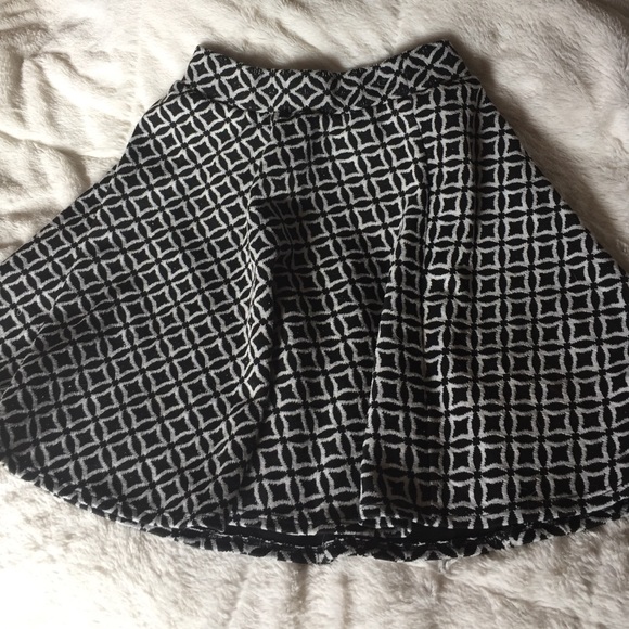 Patterned Skater Skirt