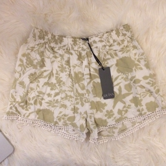 Francesca's/Quinn printed fabric shorts