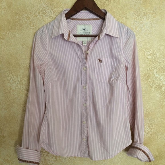 Abercrombie & Fitch Roll Up Stripe Shirt