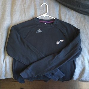 Adidas long sleeve shirt Utah Jazz