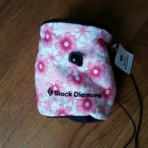 Medium black Diamond chalk bag