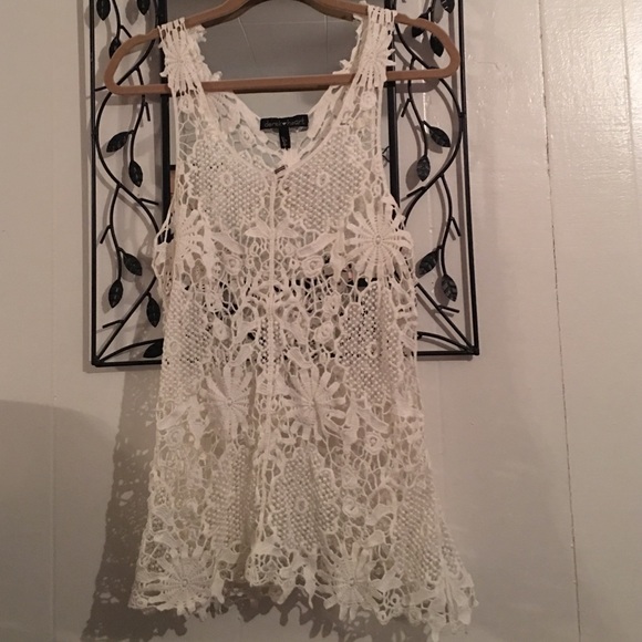 Crochet lace top