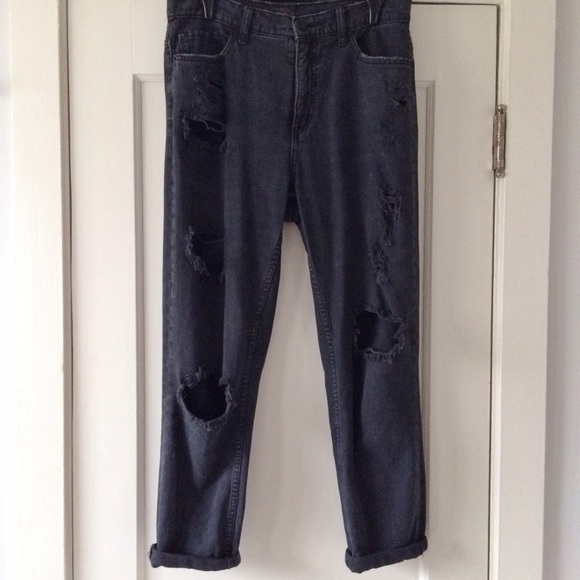 BDG high rise torn jeans