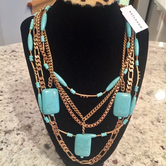 Silpada turquoise necklace - Picture 2 of 3