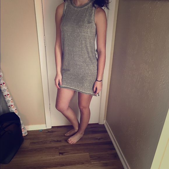 Military green dress