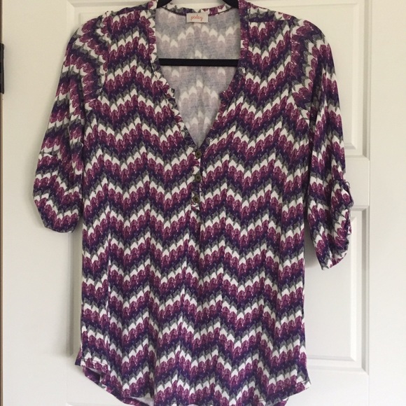 Pixley - Henley 3/4 Sleeve Shirt