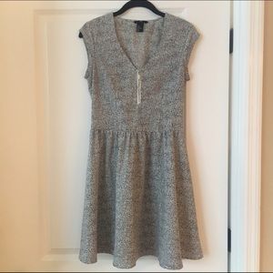 H&M Black and White Sweetheart Dress