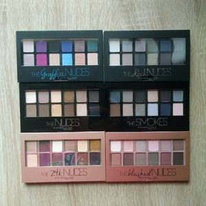 6 NEW Maybelline eyeshadow palettes