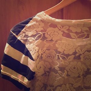 Floral Lace Crop Top