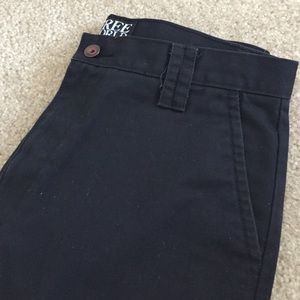 Men's black shorts