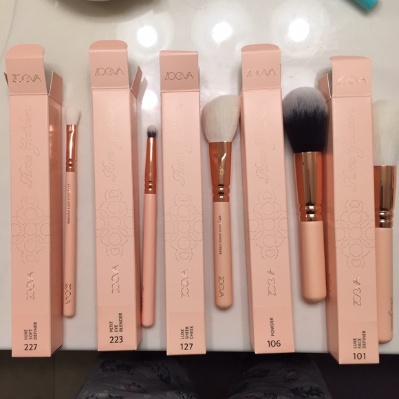 ZOEVA Rose Golden Volume 2 brushes