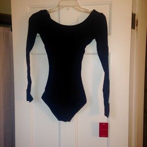 Capezio black leotard (long sleeve)